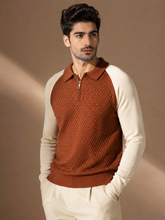 Men old money knitted shirt