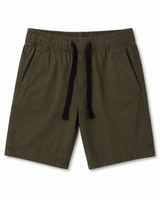 Kids Olive Green Casual Shorts