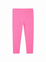 Girls Pink Cotton Leggings – Soft Stretch Everyday Kids Tights
