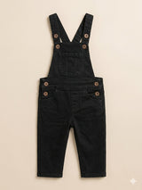 Boys Black Denim Dungaree – Casual Cotton Overalls