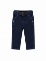 Boys Navy Blue Casual Pants – Soft Cotton Everyday Trousers