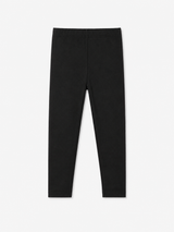 Girls Black Cotton Leggings – Soft Stretch Everyday Kids Tights