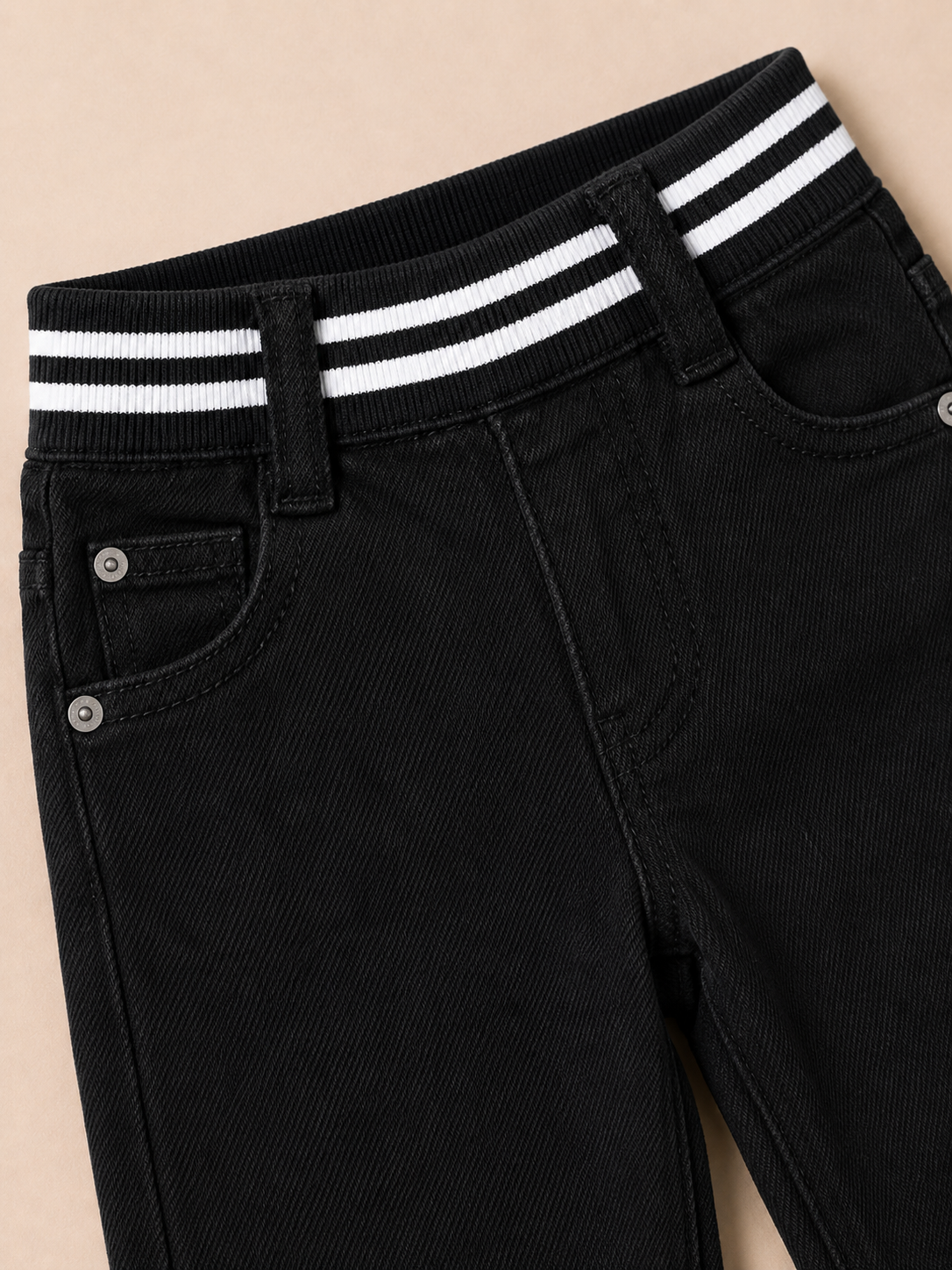 Boys Black Casual Pants – Soft Cotton Everyday Trousers