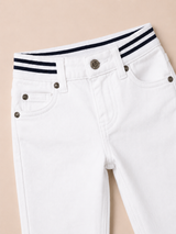 Off-White Casual Pants – Soft Cotton Smart Trousers