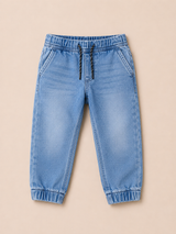 Boys Classic Blue Denim Jeans – Soft Cotton Everyday Pants
