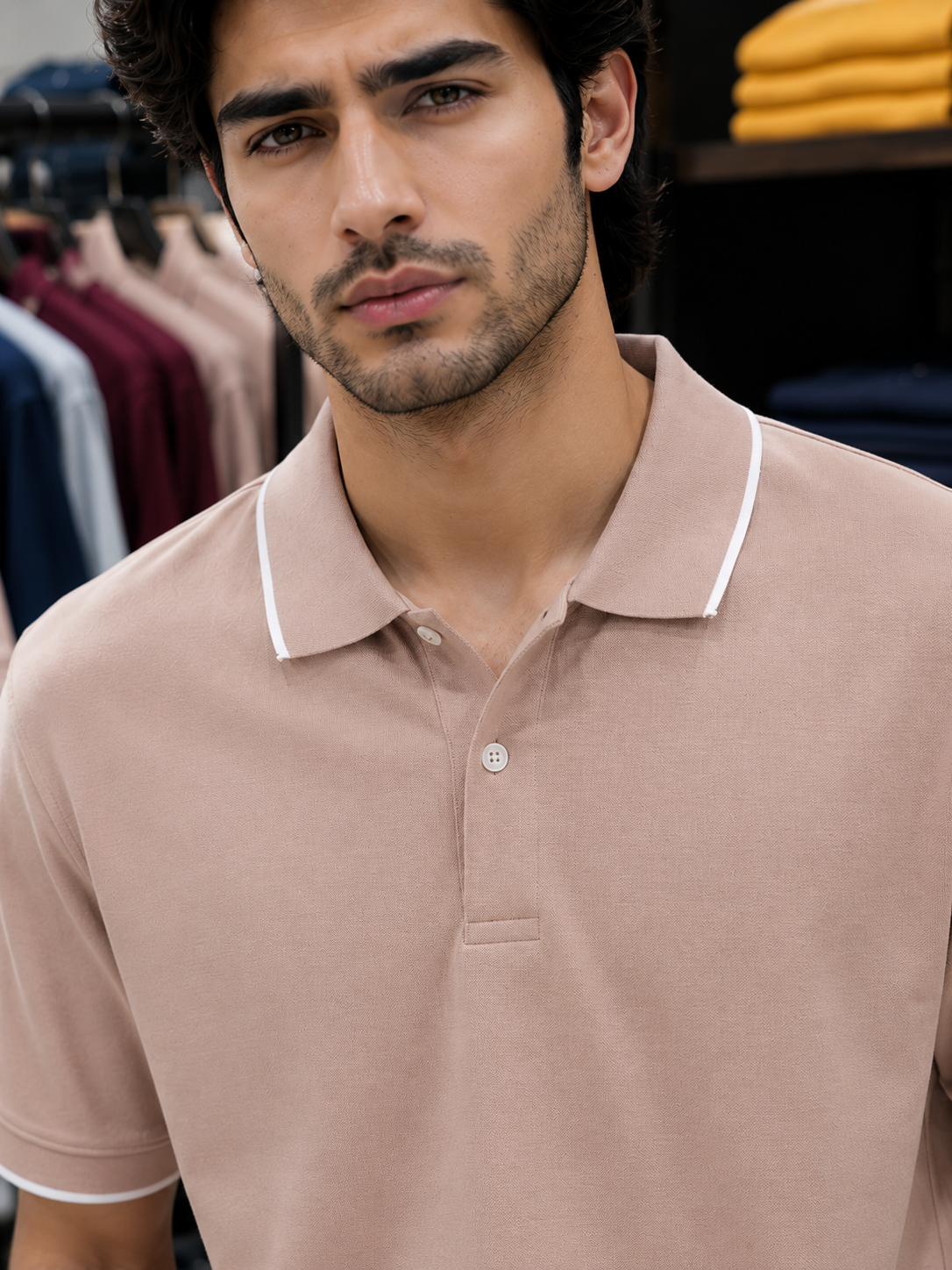 Polo Shirt Peach
