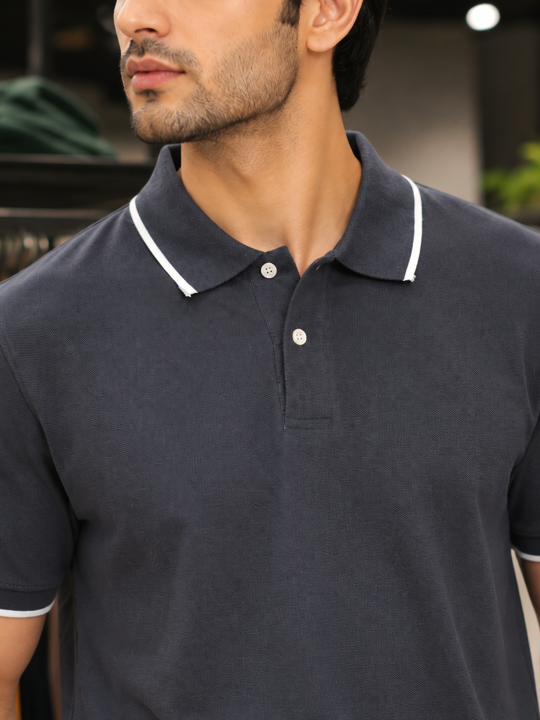 Men Pique Polo Shirt
