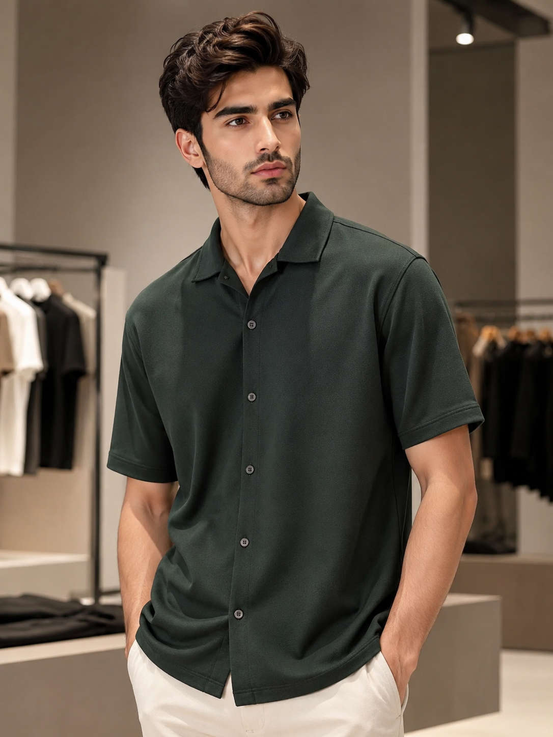 Botton Down Pique Shirt