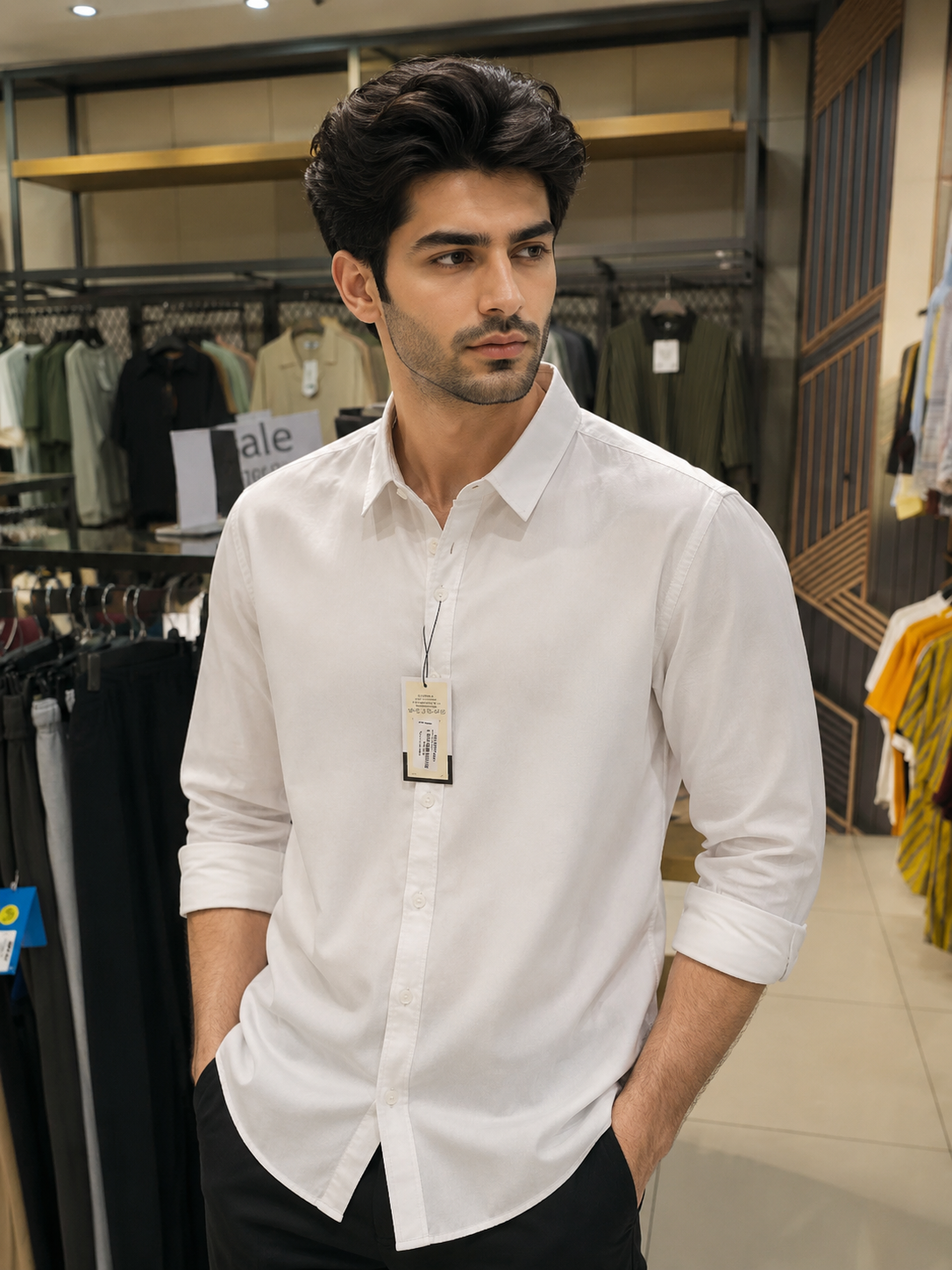 White Cotton Shirt