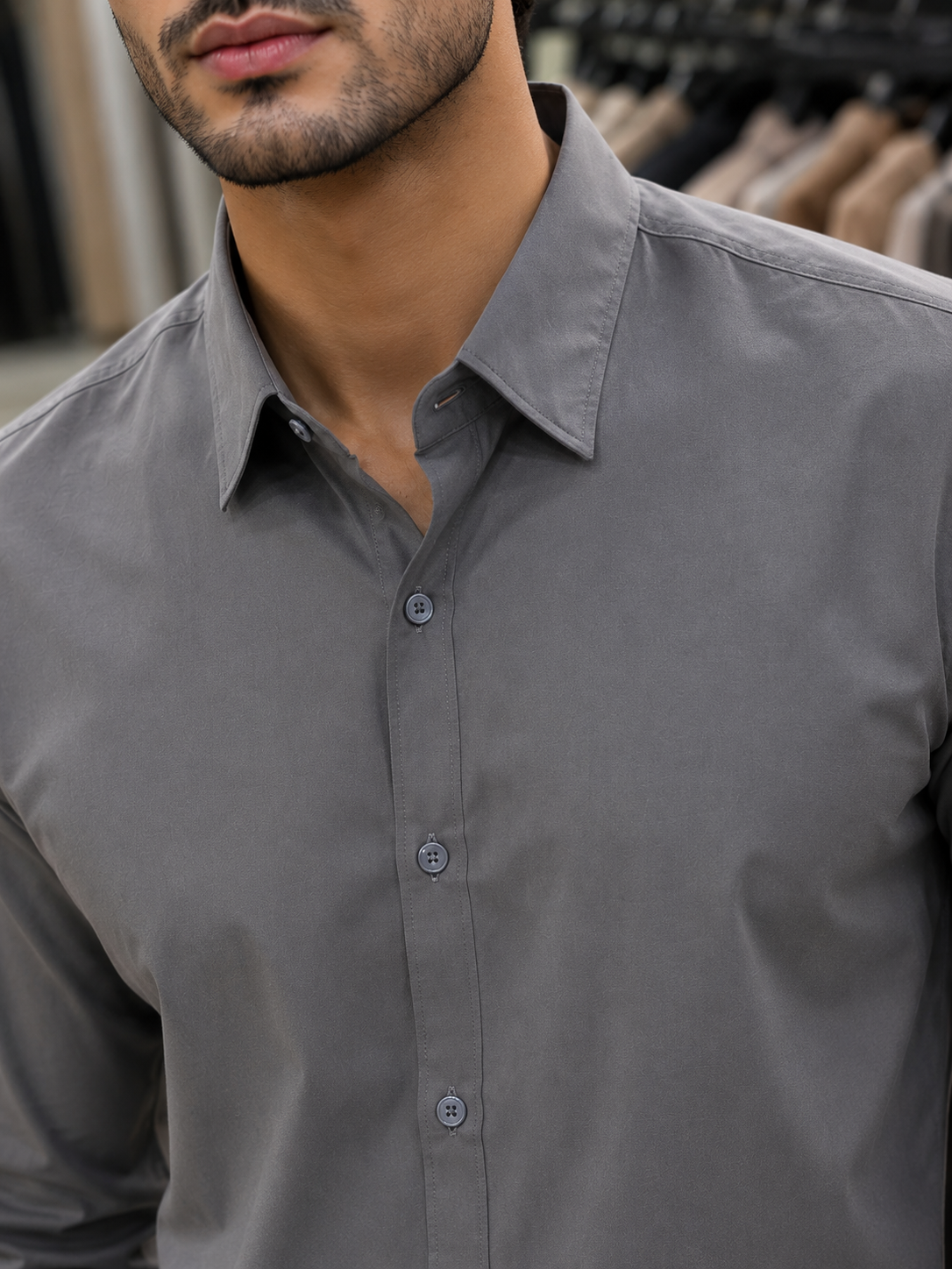 Grey Shamry Shirt