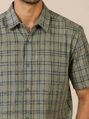 imported Cotton Check Shirt