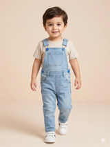 Boys Blue Denim Dungaree – Casual Cotton Overalls