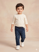 Boys Dark Blue Denim Jeans – Casual Everyday Pants