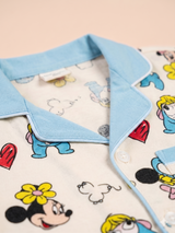 Kids Cartoon Printed Shirt & Shorts Set – Casual Cotton Summer Outfit