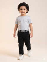 Boys Black Casual Pants – Soft Cotton Everyday Trousers