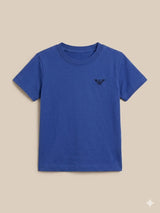 Boys Royal Blue Basic T-Shirt – Casual Cotton Short Sleeve Top