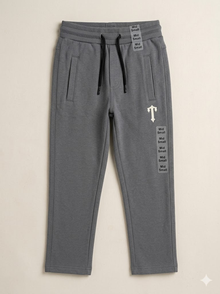 Boys Formal Trousers – Smart Cotton Pants (Charcoal Grey)