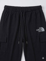 Boys Black Cargo Shorts with Utility Pockets