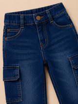 Boys Dark Blue Denim Jeans – Casual Everyday Pants