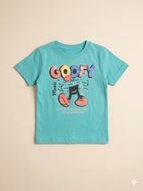 Boys Blue Graphic T-Shirt – Casual Cotton Short Sleeve Top