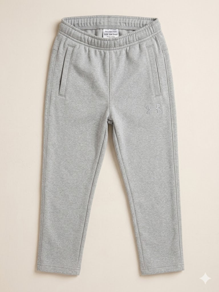 Boys Cotton Trouser Pants – Soft Casual Bottom (Grey)