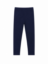 Girls Navy Blue Cotton Leggings – Soft Stretch Everyday Kids Tights